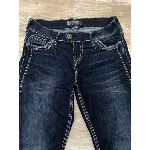 Silver Tuesday Mid Skinny Jeans Ankle Crop Women’s Size W29/L29 - Picture 2 of 7